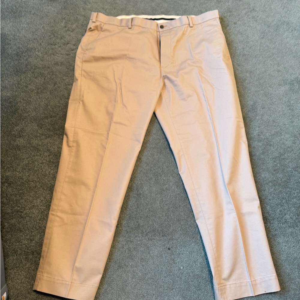 Brooks Brothers Tan Chino Pants - Straight Fit